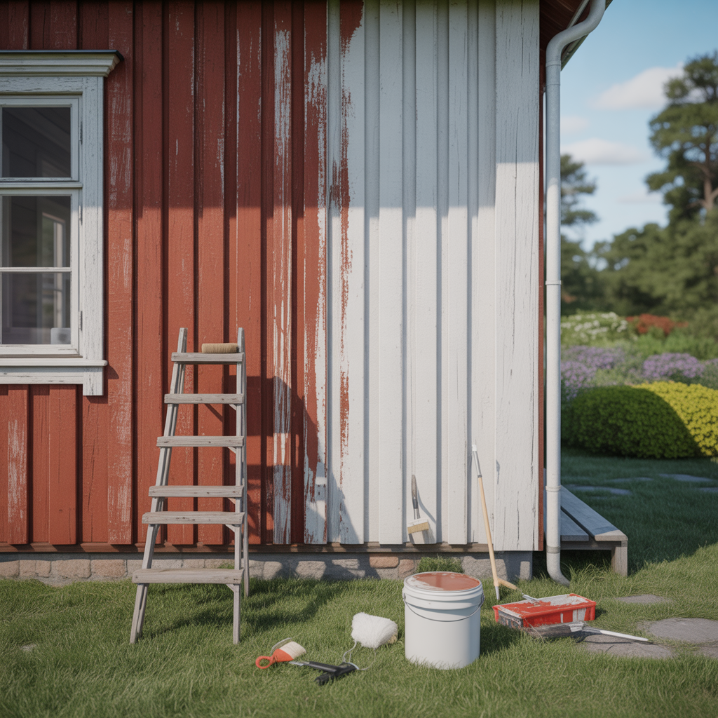 12.Hur byter du fasadfarg och far ett helt nytt intryck